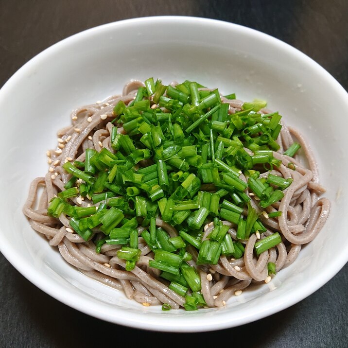 冷やしぶっかけわさび分葱そば
